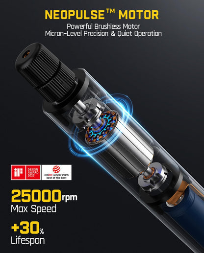Fanttik F2 Master Mini Cordless Rotary Tool Kit & Fanttik R11 Pro Brushless Cordless Mini Reciprocating Saw