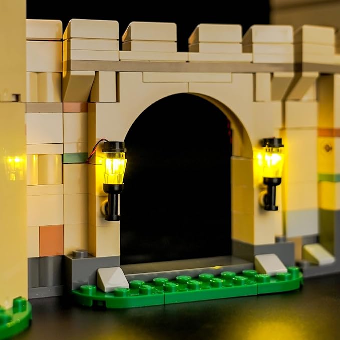 Upgraded Led Light Kit Compatible with Lego Flying Lessons Building Set Lights Decoration Compatible with Lego 76447 (Model Not Included)