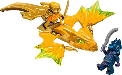 LEGO NINJAGO Arin’s Rising Dragon Strike Toy Ninja Action Figure Playset with Arin Minifigure Building Ninja Battle Toy Set for Kids Gift Idea for Boys and Girls Aged 6 Years Old and Up 71803