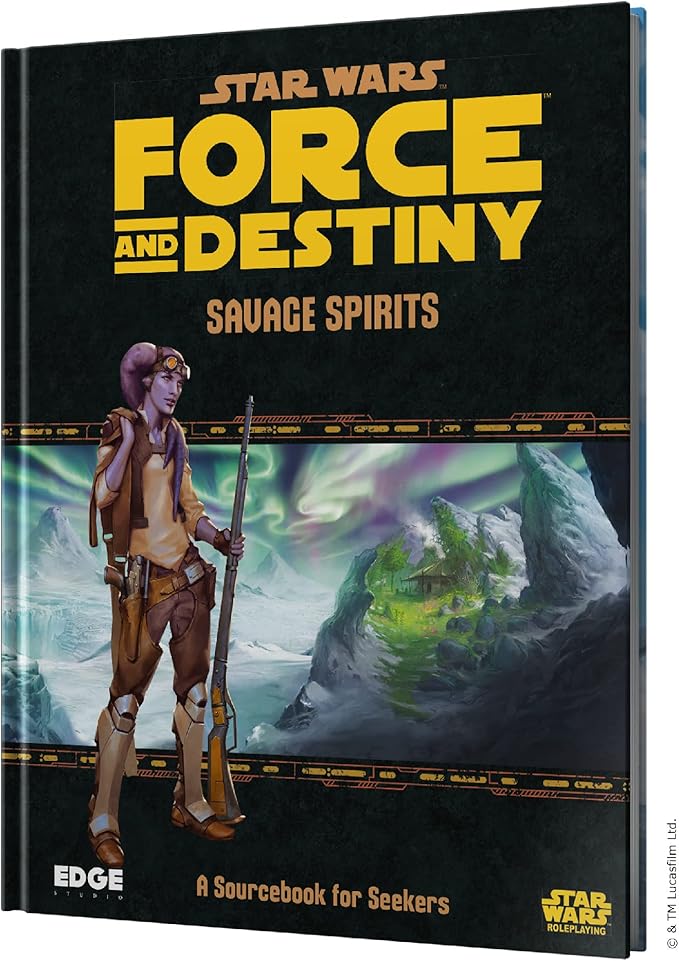 EDGE Studio Star Wars Force and Destiny Game Savage Spirits ExpansionRoleplaying Game Strategy Game for Adults and Kids Ages 10+2-8 Players Average Playtime 1 HourMade