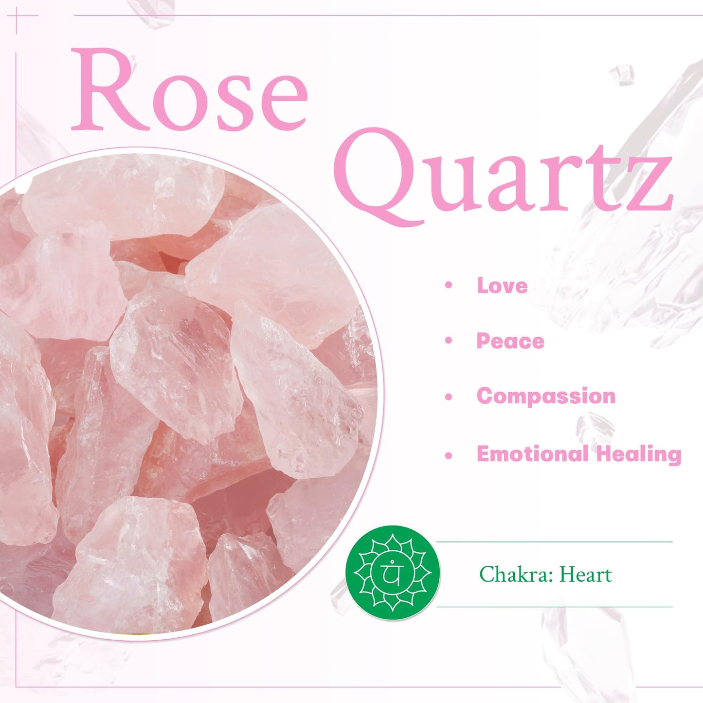 mookaitedecor Natural Rose Quartz Crystal Tea Light Candle Holder/Air Plant Holder Home Decor