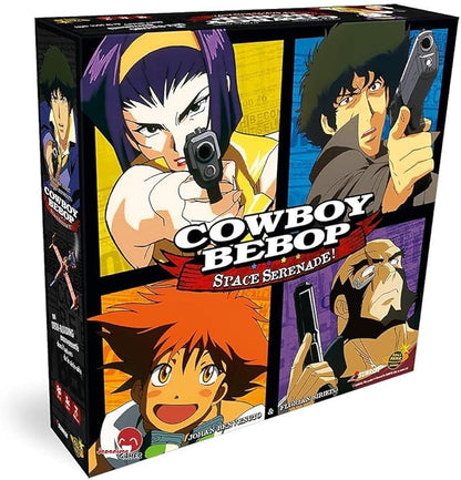 Japanime Games Cowboy Bebop: Space Serenade | from The Creator of Harmonies | Cooperate to Take Down Vicious | 1-4 Players | Ages 14+ | 30-90 Min Play Time