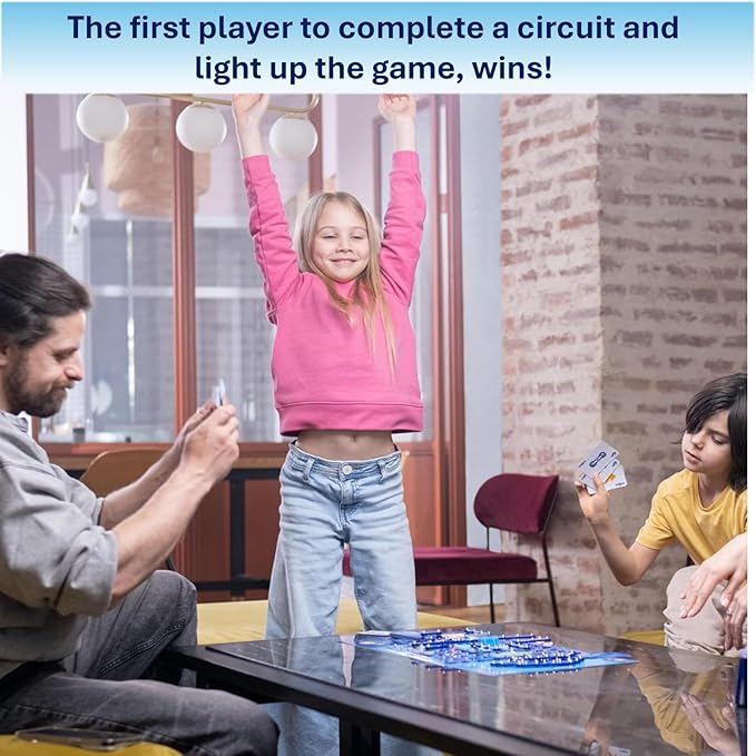Snap 2 It® Board Game Game of The Year Finalist A Race to Light Up The Game Will You Be First? for Kids and Adults – Promotes Creativity and Problem Solving STEM Toy