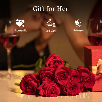 Berry Rose Scented Candle - 7oz Natural Soy Wax, Romantic Floral Aroma for Date Nights & Spa Moments