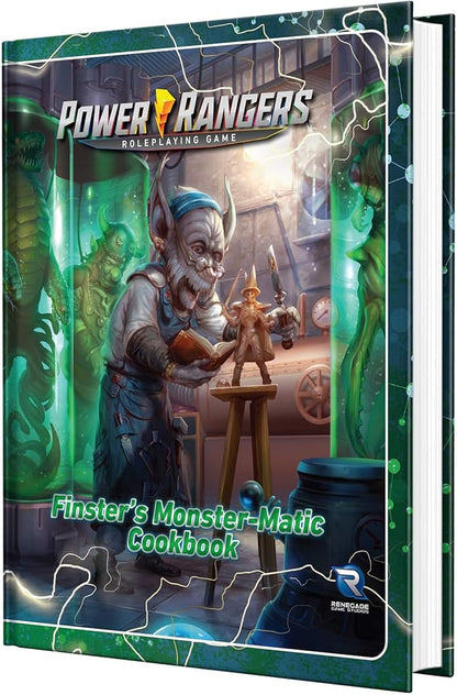Renegade Game Studios Power Rangers RPG Finster's Monster-Matic Cookbook Sourcebook - Over 100 Threats Hardcover Ages 14+