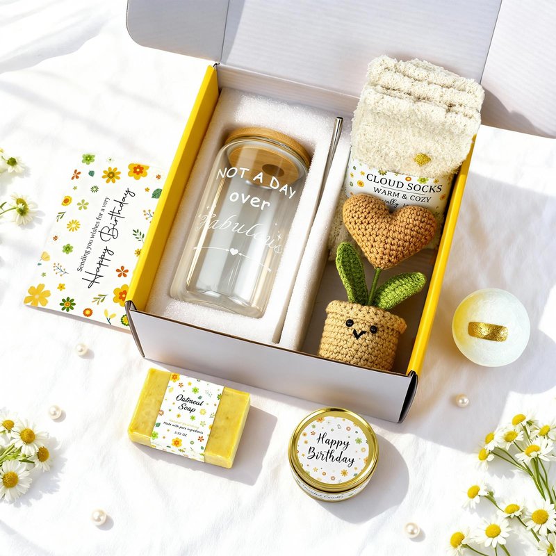 JOYOFUN Birthday Gifts for Women，Gift Baskets for Women Relaxing Gift Set Birthday Presents Female Friendship Gifts Box for Best Friend Bestie Girlfriend