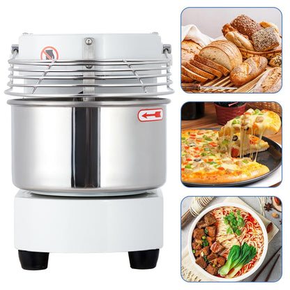 MilleLoom 10.5 Qt Commercial Stand Mixer with Touch Screen Control - 650W Dual Rotating Dough Kneading Machine, Timer & Safety Shield ，Stainless Steel Bowl for Bakery, Restaurant & Home Use ﻿