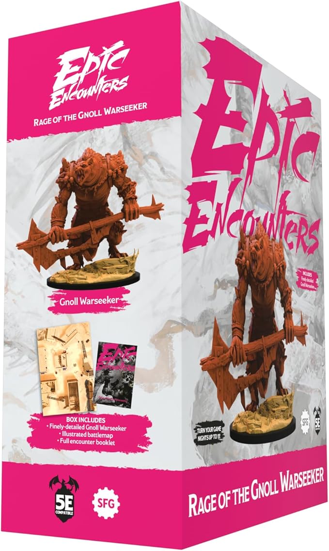 Steamforged Games Epic Encounters: Rage of The Gnoll Warseeker