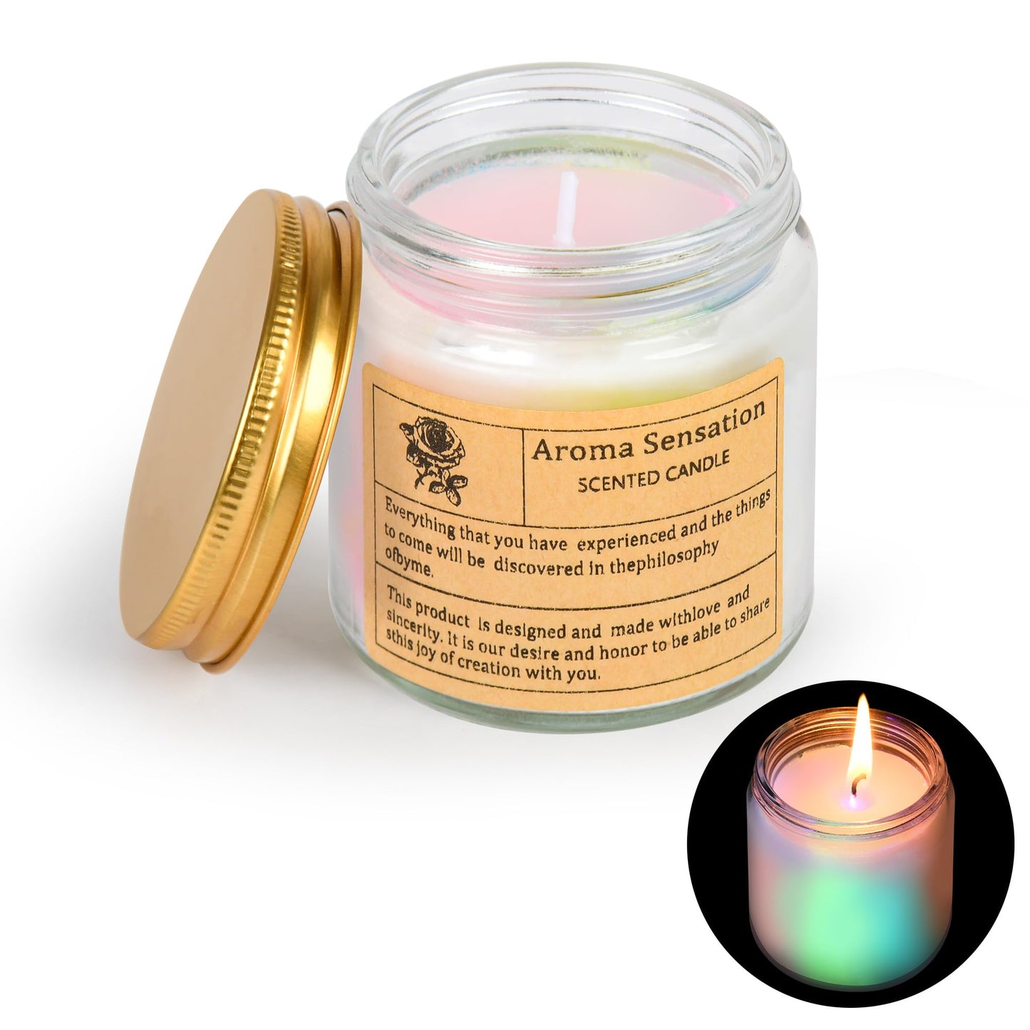 SUPXYC Fluorescent Soy Wax Low Temperature Candles, Low Heat Body Safe Candles Wax Play for Couples, Wedding, Night Party (4.2 oz, Mixed Fluorescence)