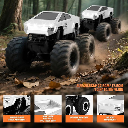 1:16 Waterproof Monster Truck Toys RC Cars Amphibious Remote Control Car Trucks 4WD All Terrain Off-Road Pickup Toy