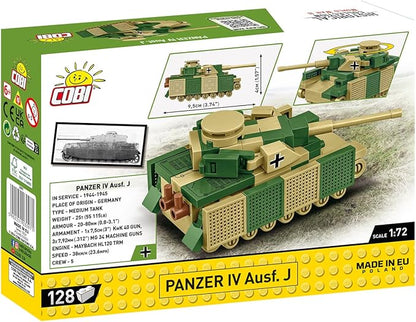 COBI Historical Collection WWII Panzerkampfwagen IV Tank Building Set 128 Pieces