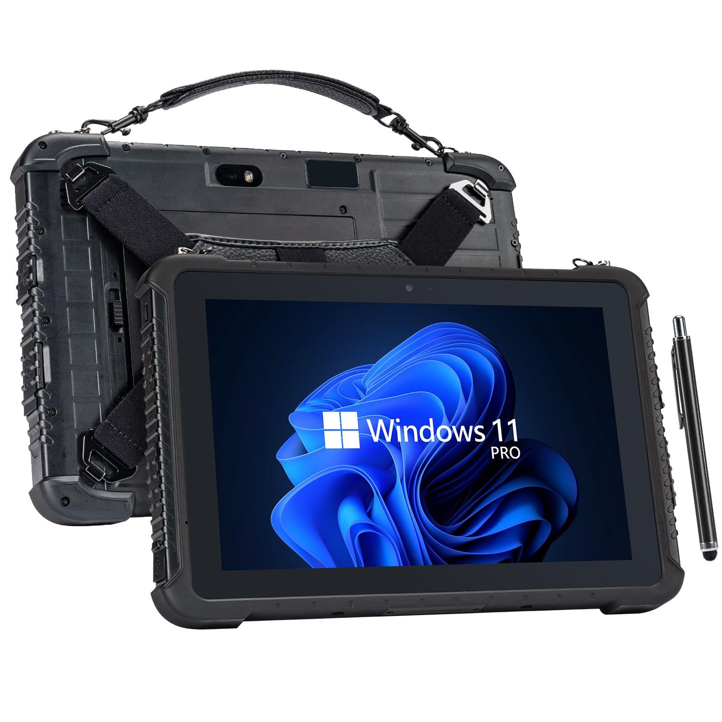 MUNBYN Rugged Tablet IRT08, 10.1 inch Windows Tablet, Windows 11 Pro, 8GB+128GB, Intel N5100,Sunlight Readable, 4G LTE GPS Heavy Duty Industrial Outdoor Work PC, BT5.1 Wi-Fi, 2Y Protection
