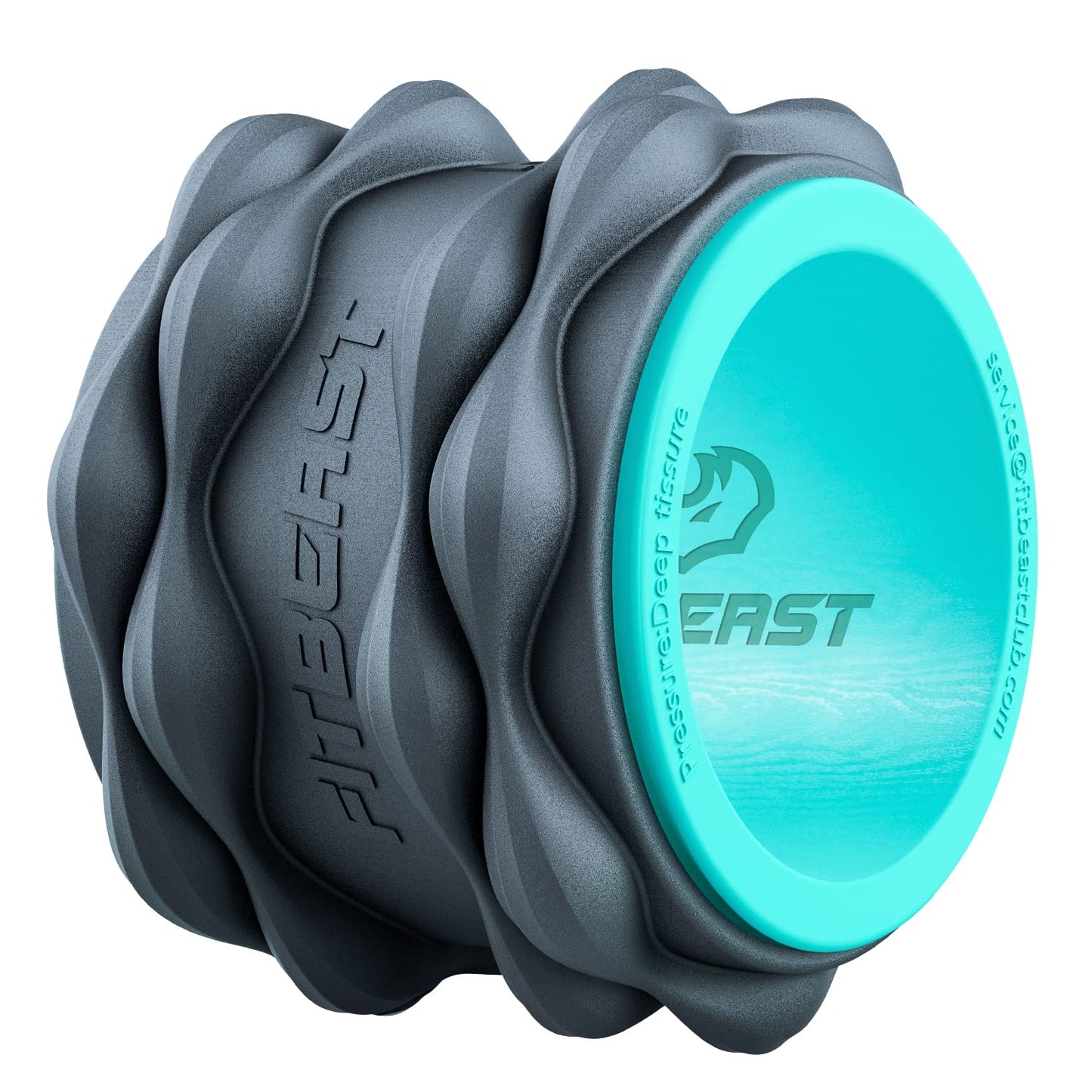 FitBeast Back Roller, Back Wheel Foam Roller - Targeted Muscle Roller for Deep Tissue Massage, Back Stretcher