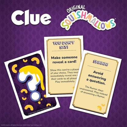 USAOPOLY CLUE: Squishmallows Board Game| Official Squishmallows Merchandise | Collectible Clue Game Featuring Cam Emily Leonard Lola and More