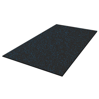 IncStores 4' x 6' Premium Durable Rubber Mat Home or Commercial Gym Flooring (Blue)