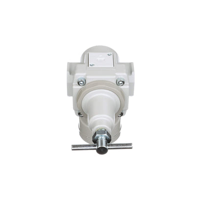 PneumaticPlus SAR400T-N04BG Compressed Air Regulator 1/2" NPT, T-Handle, Gauge & Bracket