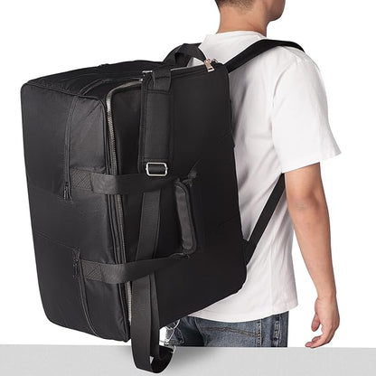 Board Game Bag(Black) Reinforced Padded Board Game Backpack with Shoulder Straps &amp Carrying Handle &amp Extra Pockets Game Organizer &amp Portable Storage Case