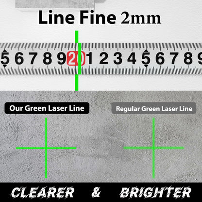 Takamine 16 Lines Green Laser Level Pro, 4x360° 4D Green Cross Line Professional for Construction, Two 360° Vertical and Two 360° Horizontal Laser Level Pulse Mode and Remote Controller