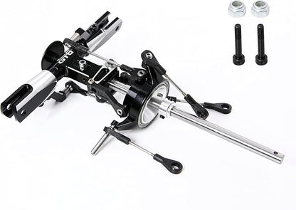 T-rex 450 Flybarless Main Rotor Head Assembly for Align Trex 450 PRO RC Helicopter Part (w/6mm Shaft 450FBL Rotor Head Black)