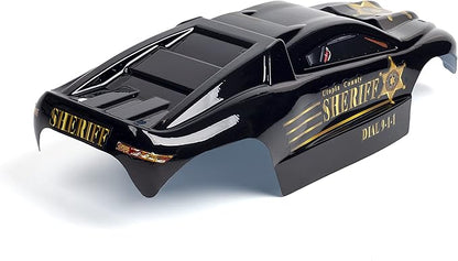 SummitLink Custom Body Police Style Compatible for E-Revo 1/10 Scale RC Car or Truck (Truck not Included) ER-PB-01