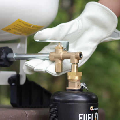 Mr. Heater Propane Refill Kit for Fuel Keg 1 lb. / 16 oz. Refillable Propane Tank