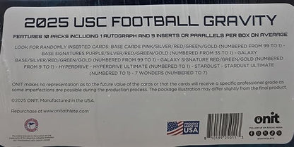2025 Onit Gravity College Football Card Hobby Box (USC Trojans)