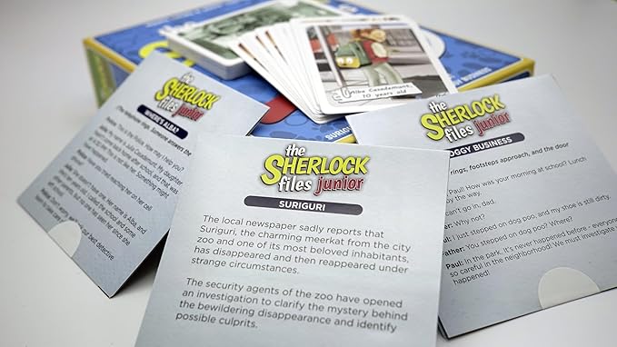 Sherlock Files: Junior Introductory Investigations Strategy Board Games Indie Boards &amp Cards