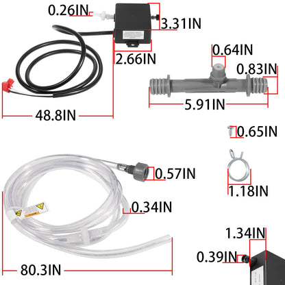Hihitomorrow 72602 Complete Ozonator Unit Ozone Generator Replacement Parts for Watkins Freshwater III Ozone System Fit for Hot Spring Spas & Hot Tub Models 1995 to Current