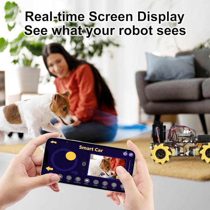 Robotics Kit for Kids Ages 8–12 12-16 ACEBOTT Smart Robot Car Kit with 3MP Camera STEM Toys for Boys Compatible with Arduino &amp ScratchApp &amp Remote ControlSTEM Gift for Boys GirlsTeens an