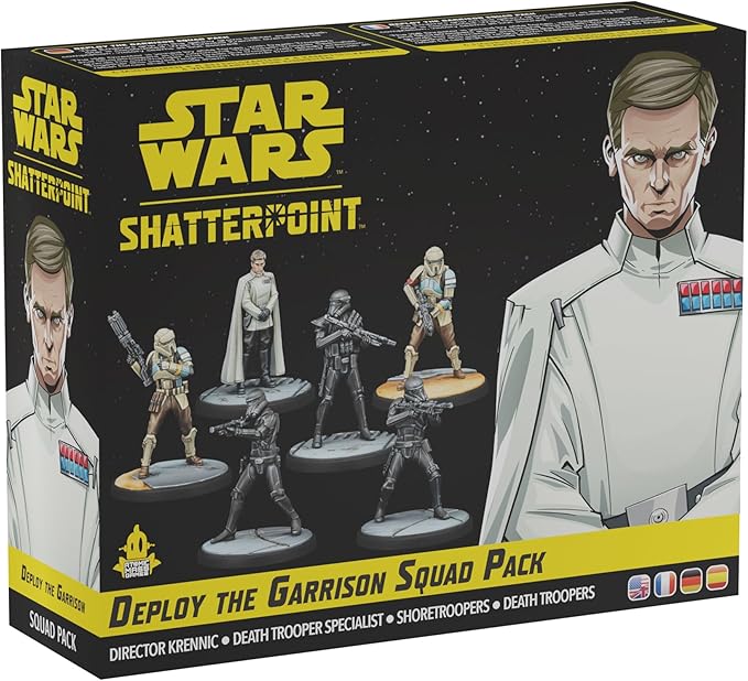 Star Wars Shatterpoint Deploy The Garrison Squad Pack - Tabletop Miniatures Game Strategy Game for Kids and Adults Ages 14+ 2 Players 90 Min Playtime Made by Atomic Mass Games