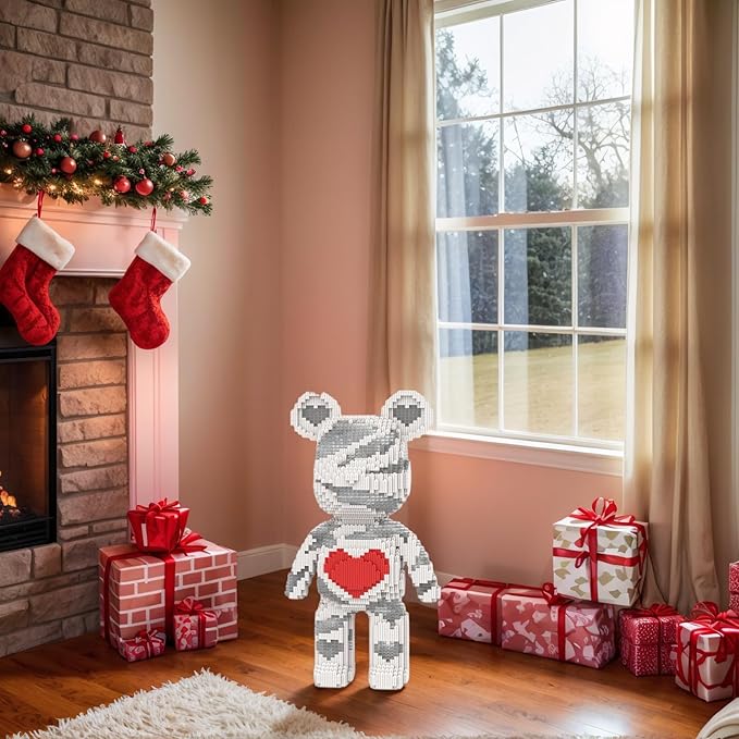 Bear Micro Mini Building Block Sets for Adults No Compatible with Lego Building Toys for Home &amp Office Decor MOC 3D Creative Model Gifts for Christmas