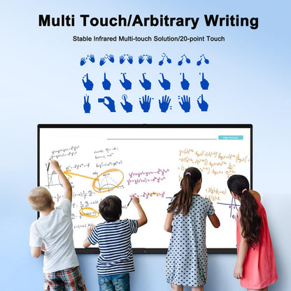 86″ Smart Board,4K UHD Touchscreen Display Electronic White Board,Android 14,Built in Ultra High Definition Camera Open App Ecosystem,Interactive Whiteboard for for Business Office Classroom Home