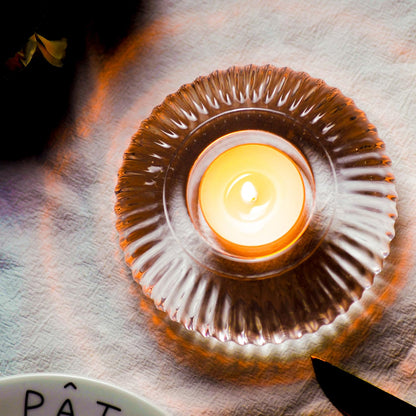 50 Candles +4 Glass Candle Holders