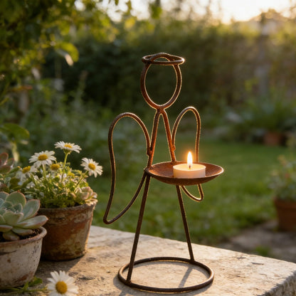 Elegant Winged Candle Holder Centerpiece for Dining Room Enhancing Table and Ambient Lighting for Home Interiors