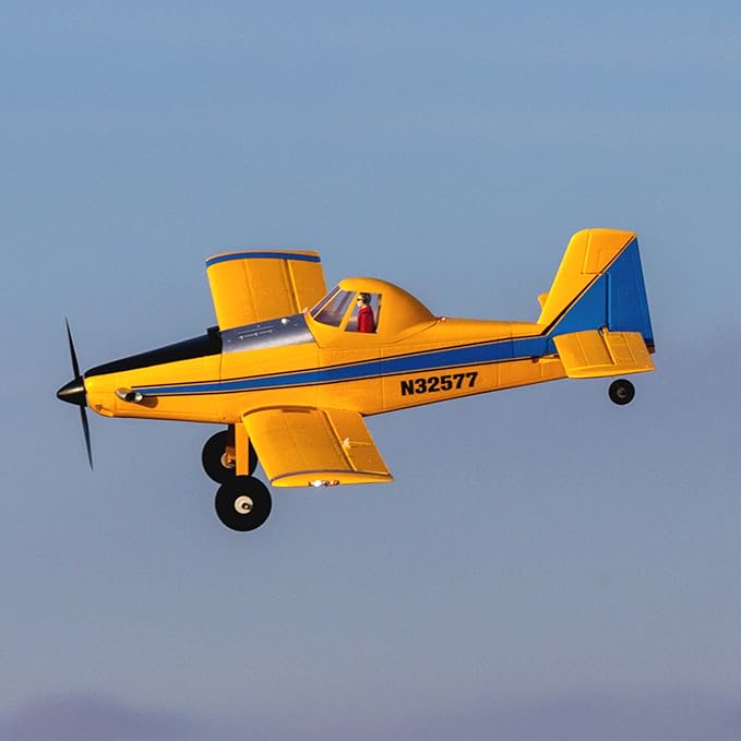 E-flite RC Airplane UMX Air Tractor Bind-N-Fly Basic Transmitter Battery and Charger Not Included with AS3X and Safe Select EFLU16450 Airplanes B&ampF Electric