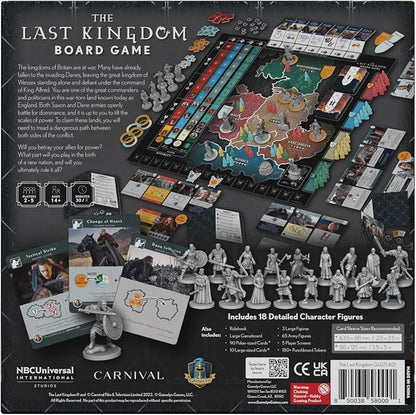 The Last Kingdom: Board Game - Hit Netflix Series Brought to Life | 2-5 Player Strategy Game with Miniatures