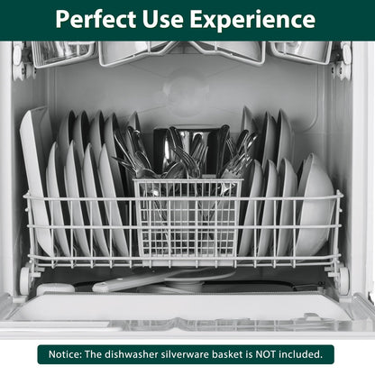 WD28X31819 WD28X10284 Lower Dishwasher Rack Replacement Parts for GE Lower Dish Rack Dishwasher Roller Wheels GE GSD2100V55BB GSD2100V70BB GSD2100V55WW Built-In Bottom Dishrack Assembly 1 Pcs