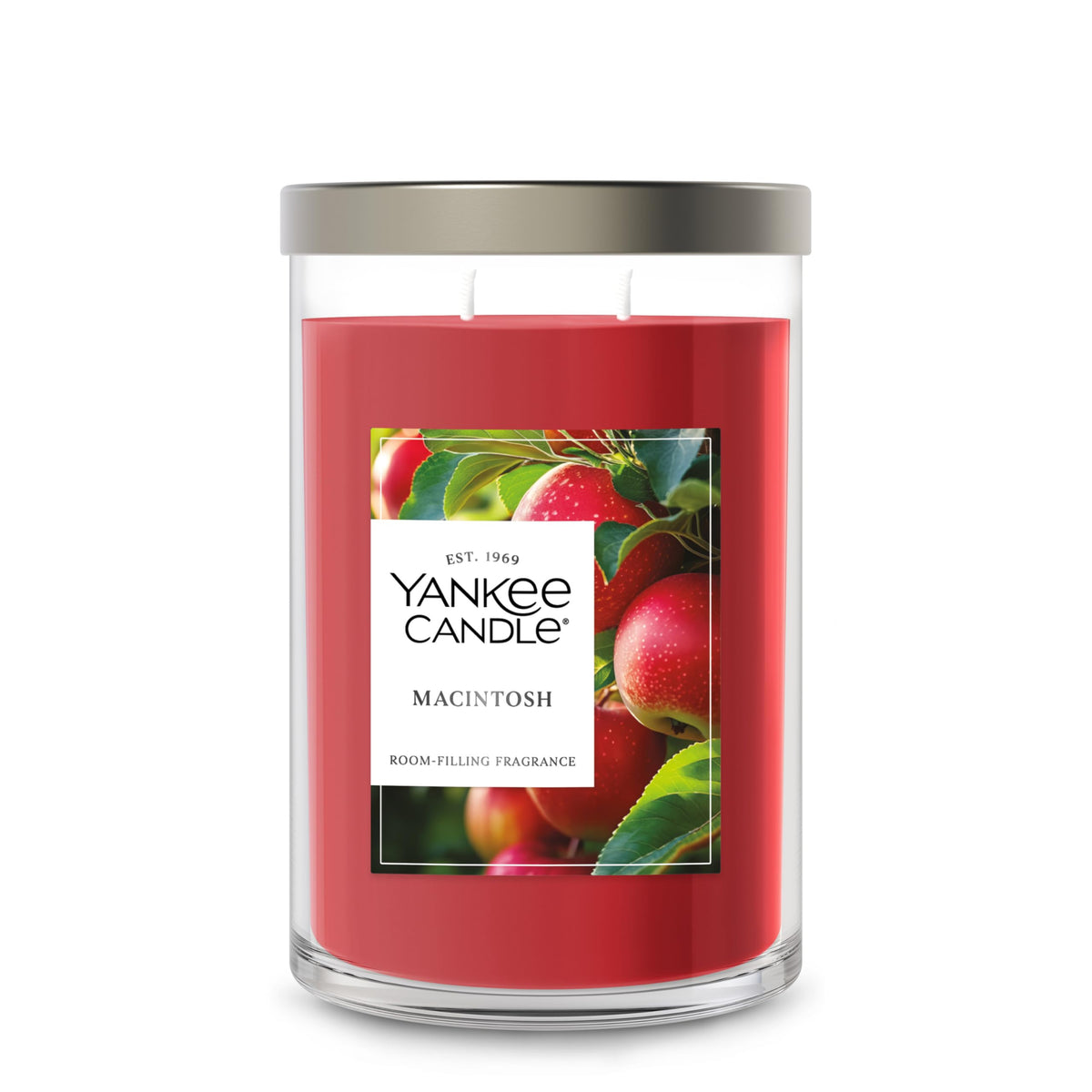 Yankee Candle, Macintosh Scented Candle, 20oz Classic 2-Wick Tumbler with up to 80 Hour Burn Time