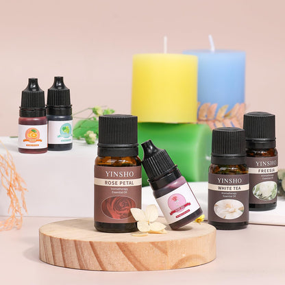 Blingfun 2LB Soy Wax Candle Making Kit,DIY Candle Making Supplies with Wicks, Stickers,Candle Jar, Melting Pot,Fragrances Oils & Dyes,Scented Candle Starter Full Kit for Adults (2LB)