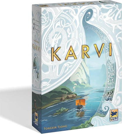 Karvi Board Game - Viking Saga of Raiding and Trading! Epic Adventure Game Strategy Game for Kids &amp Adults Ages 12+ 2-4 Players 120 Min Playtime Made by Hans im Glück