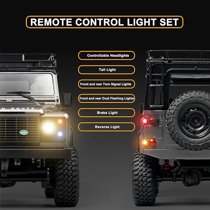 MN 99s RC Cars Jeep 1/12 RC Crawler 2.4G RC Jeep RC Rock Crawler RC Truck 4x4 RC Car with 3pcs Upgraded 1300mah Battery for Adults 4WD Hobby RTR RC Drift Car Gifts