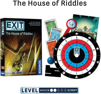 EXIT: The Game 4-Pack Escape Room | Beginner Bundle | Haunted Roller Coaster Sunken Treasure Mysterious Museum House of Riddles | Family-Friendly Cooperative Game | 1- 4 Players Ages 10+