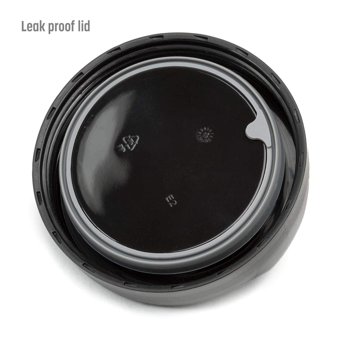 Goodful Stainless Steel Food Jar, Vacuum Sealed | Double Wall | Carry Handle Lid | Gray | 16 Ounces, Pack of 6