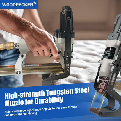 Woodpecker P88A Pneumatic Stapling Plier 20 Gauge 1/2" (13.2 mm) Crown Mattress Stapler Fits 9/16" to 7/8" (15 to 22mm) Length Staples for Bedding and Spring Furniture