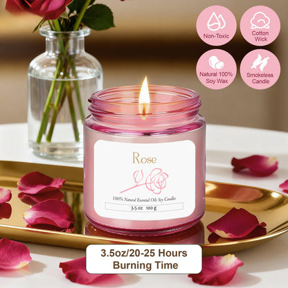 6 Pack Candles for Home Scented | Aromatherapy Candles Gift for Women,Soy Wax Long Lasting Jar Candles Gift Set for Women Christmas,Birthday,Mother's Day,Anniversary Present