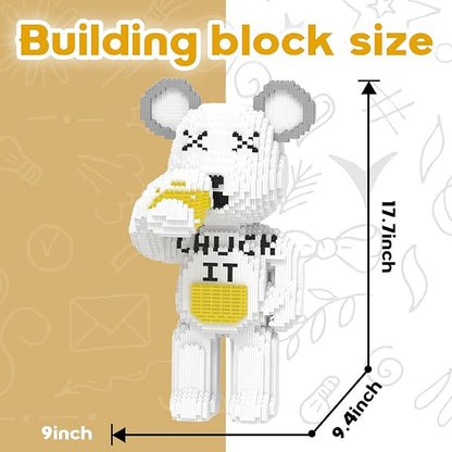 Beer Bear Building Blocks (8235 PCS) Creative Animal Brick Set for Kids &amp Adults Micro Building Blocks Teddy Blocks Children Toys for Christmas Halloween Anniversary