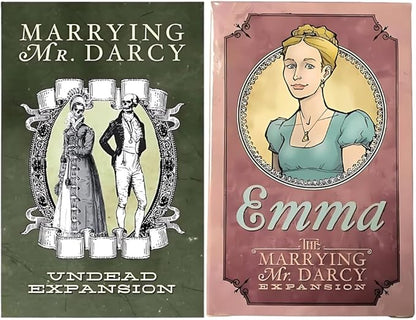 Marrying Mr. Darcy Board Game Bundle - Undead Expansion and Emma Expansion (2 Items)