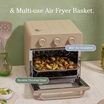 Our Place Wonder Oven Essentials Kit - Extra Air Fryer Basket & Nonstick Bake Pan | Eco-Friendly Blue Salt