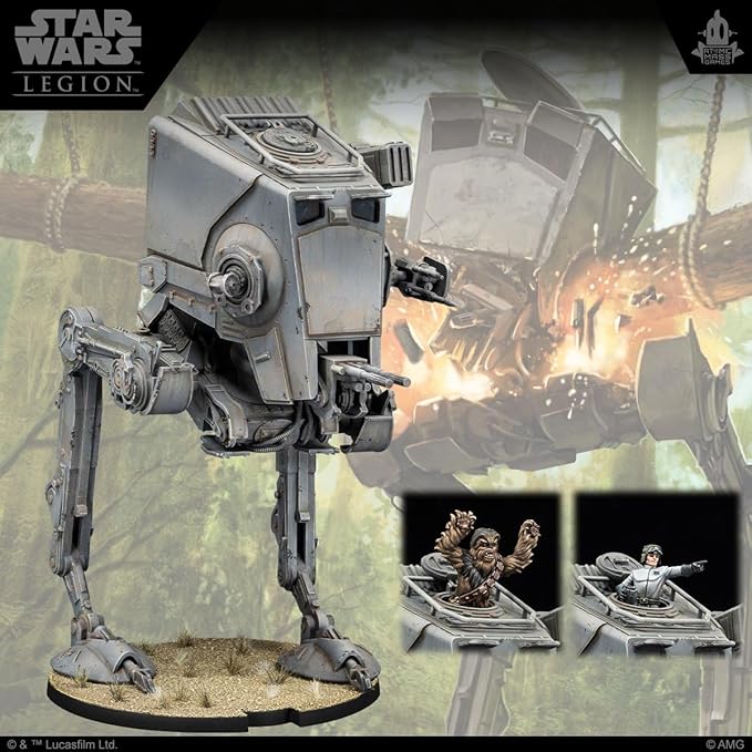 Star Wars: Legion at-ST Walker Unit Expansion - Enhanced Firepower! Tabletop Miniatures Game Strategy Game for Kids and Adults Ages 14+ 2 Players 3 Hour Playtime Made by Atomic Mass Games