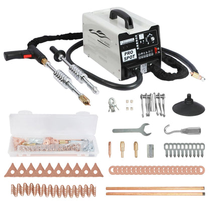 YUANRI Dent Puller Welder 3000W, Spot Welder 3KW Dent Puller Machine 6 Welding Modes Stud Welder Dent Repair Kit 3800A Auto Body 110V Car Dent Remover Puller for Car, Truck, Motorcycle